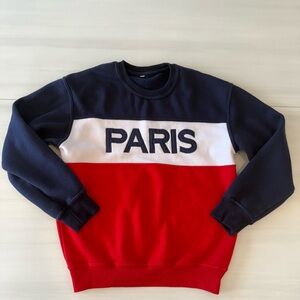 Madhappy Red and White Crewneck Sweater